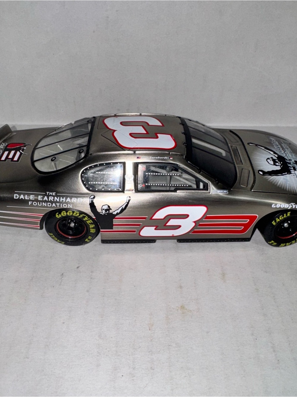 Dale Earnhardt #3 Foundation 2003 Chevy Monte Carlo 1:24 Diecast Brushed Metal